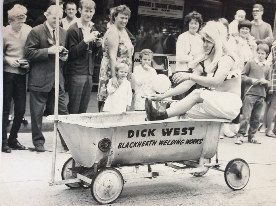 FLASHBACK FRIDAY: In the 60s and 70s the Festival of the Valley was a huge community event. A highlight of the parade was innovative Blackheath engineer Dick West whose weird and wonderful creations delighted the crowds.