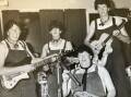 FLASHBACK: The rock gods of the era had serious competition when Jim Riley, Warren Logue ,Graham McKinney and Reg Cobber Cowden (all sadly deceased) entertained at a basketball function in the 1960s.