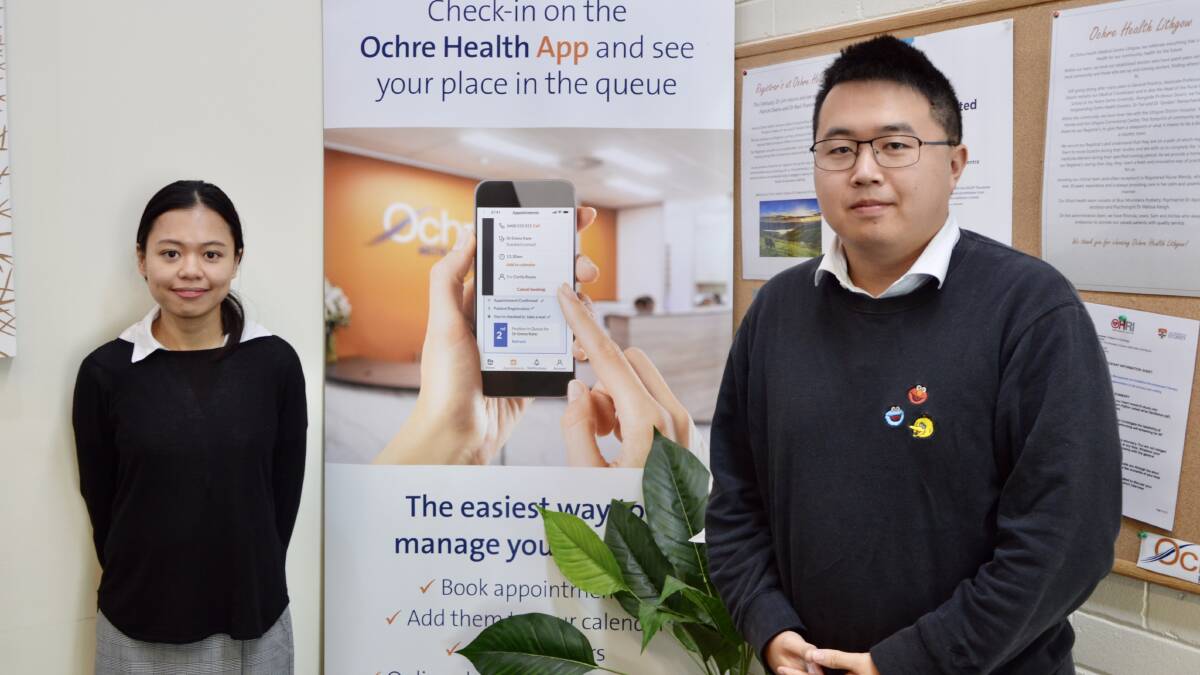 NEW DOCTORS: Dr Hanh Ward with Dr Edward Teo at Ochre Health in Lithgow. Photo: ALANNA TOMAZIN