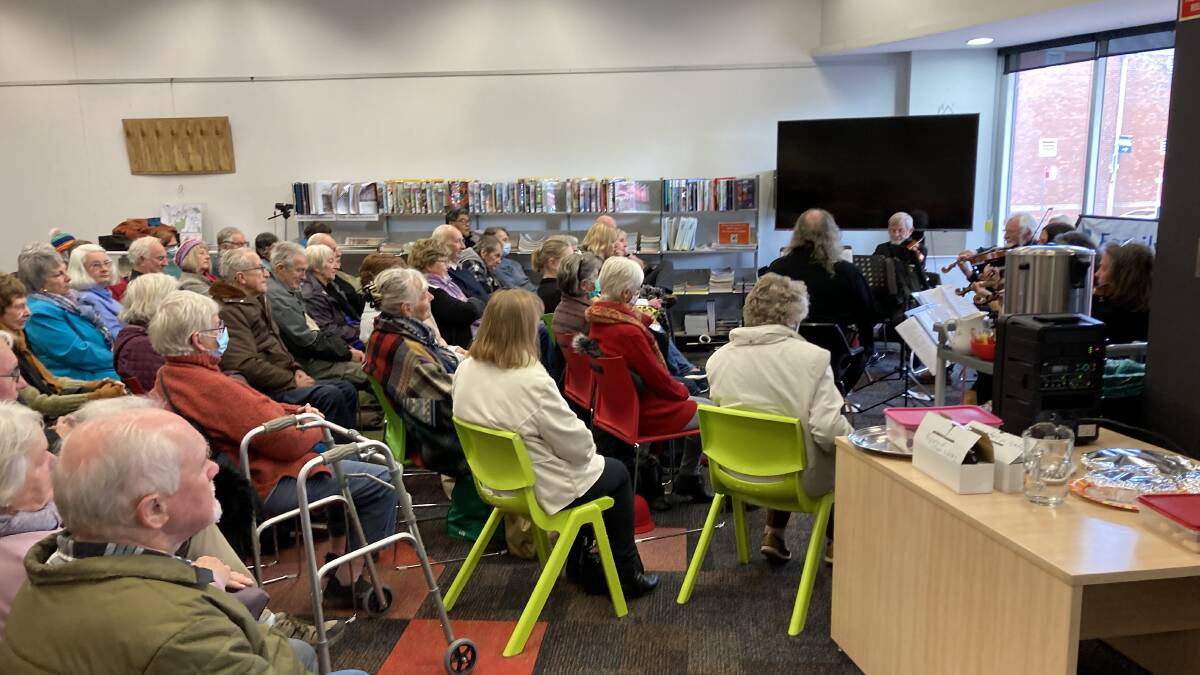 COOL CLASSICS: It was culture in a cold climate when Lithgow Community Orchestra performed its Winter Concert for an appreciative audience at the Lithgow Library. The orchestra just gets better and better.