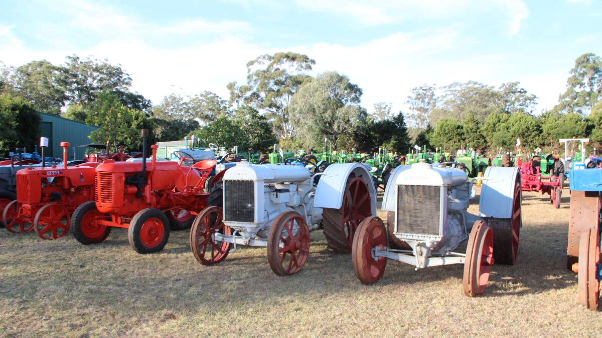 Meet the man with one of Australia's largest tractor collections