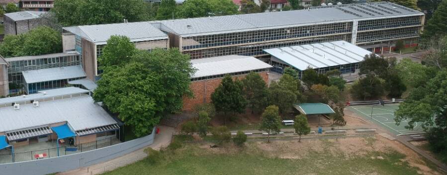 CLOSED: Katoomba High School has been closed following a positive coronavirus test result. Photo: NSW GOVERNMENT
