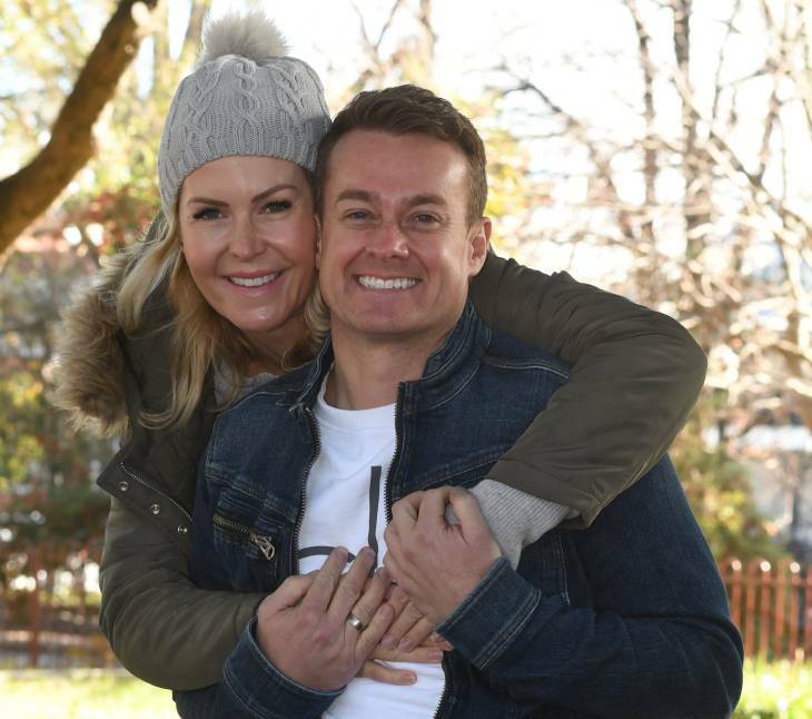 VOTES NEEDED: Bathurst's Grant Denyer, pictured with his wife Chezzie, is up for a Gold Logie but he needs your vote to win. Photo: CHRIS SEABROOK 061918cgrantd2