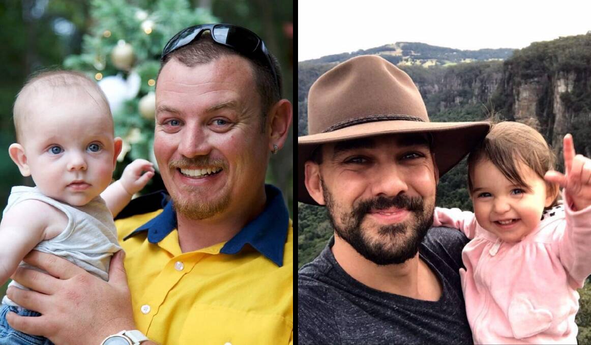 VALE: The two firefighters who died while fighting the massive Green Wattle Creek bushfire on Thursday night. Photo: NSW RFS