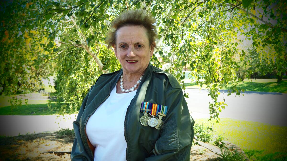 CARING FOR THE WOUNDED: Cheryl O'Brien served as a nurse with the Royal Australian Air Force at Vietnam. Photo: SAM BOLT