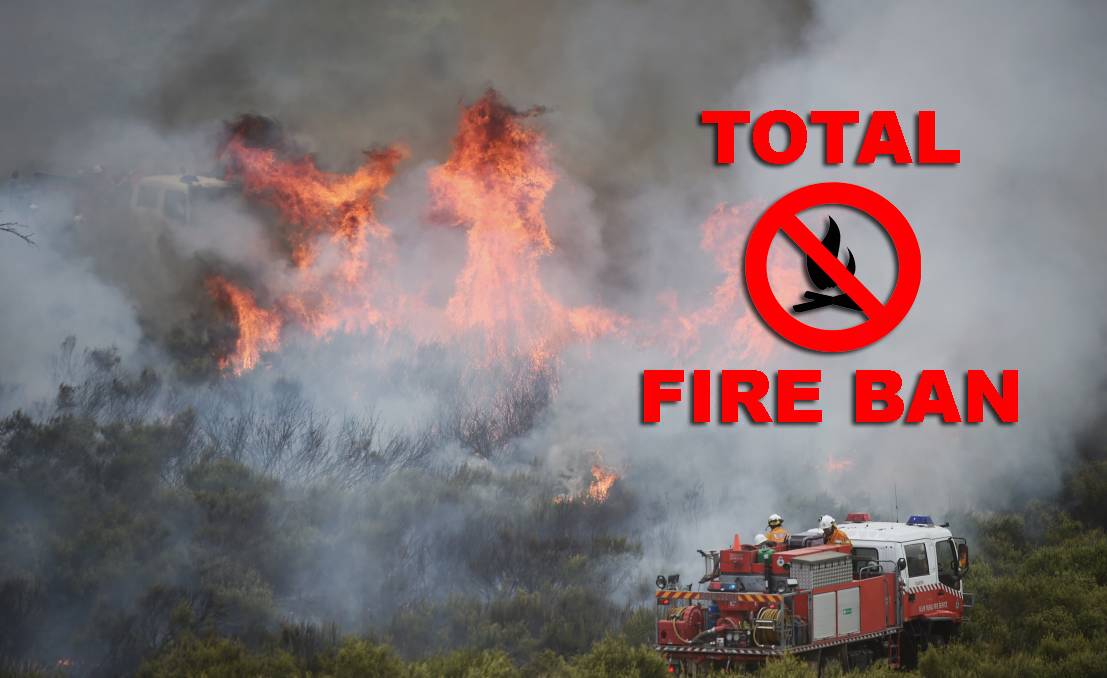 HEATWAVE: A total fire ban has been issued for the Central Ranges due to heatwave conditions. Photo: FILE