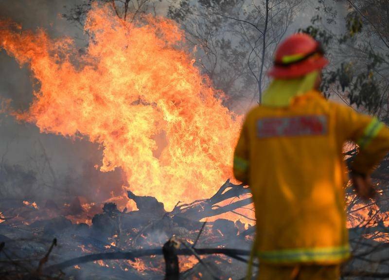 FLAMES OF CONCERN: Below average rainfall has been recorded in the Chifley/Lithgow NSW Rural Fire Service zone. Photo: FILE