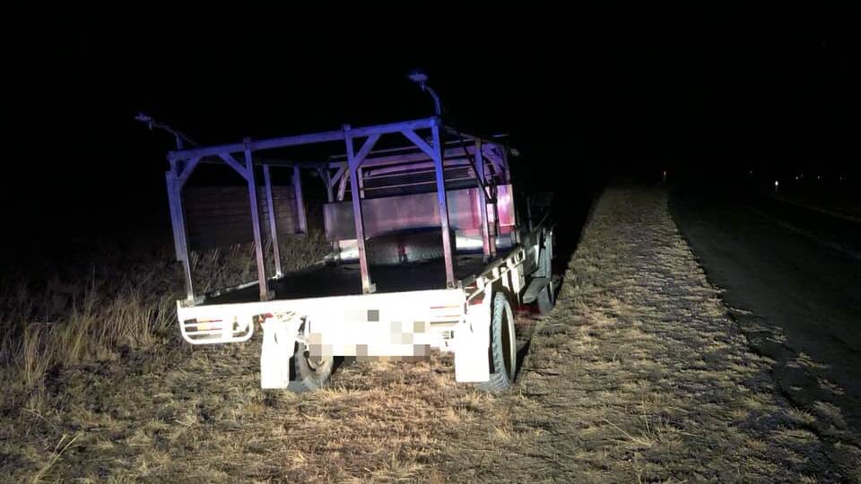ON PATROL: Night patrols are also conducted by rural crime investigators. Photo: NSW POLICE