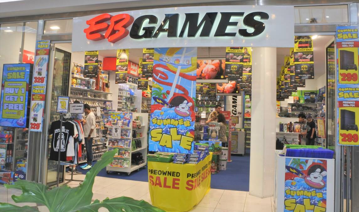 CLOSING: EB Games stores in Lithgow and the Central West will not be closing amid the retail giant's decision to shut down 19 "unprofitable" outlets. Photo: NEHA ATTRE