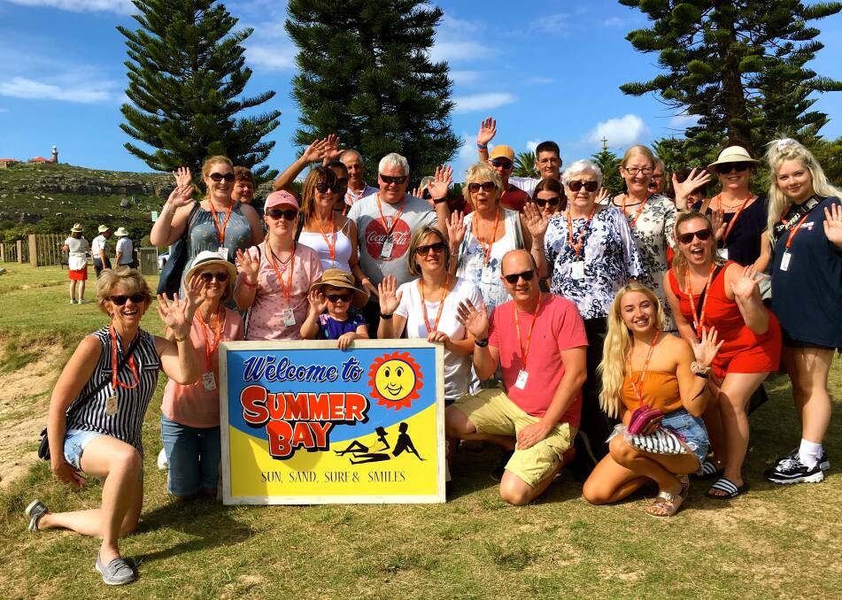 BRINGING SMILES: Location tours of Home and Away at Palm Beach attract around 5000 participants a year and most of them are Aussies. Picture: Supplied