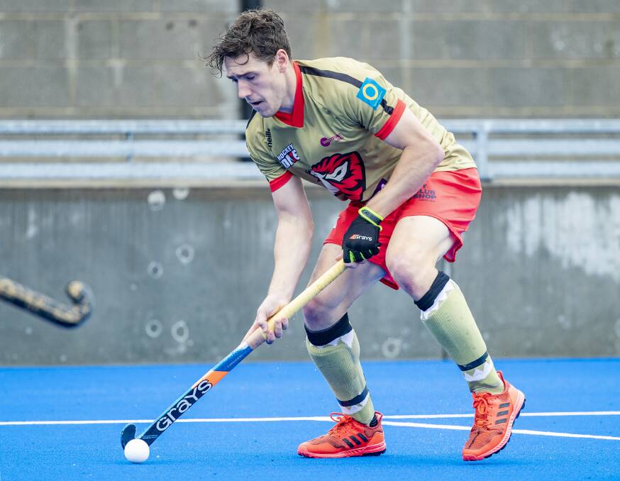 NEW FACE: Kurt Lovett from Parkes has forced his way into the Kookaburras squad with his form for NSW Pride in Hockey One. Photo: Click InFocus