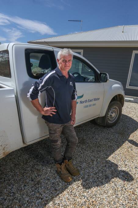 The Water Industry Operators Association named North East Water's David Dickson the Victorian winner of the Spirit of Australia Award. Photo: Tara Trewhella 