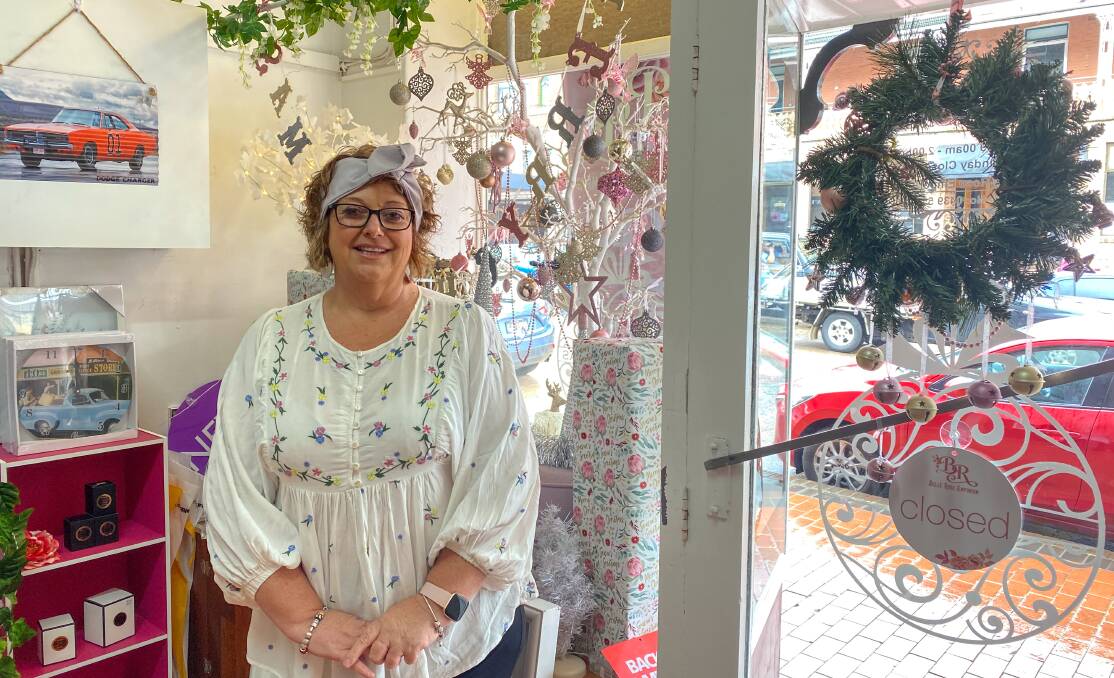 SHOP LOCAL: Belle Rose Emporium owner Kerrie Milton encourages locals to shop local this Christmas. Photo: ALANNA TOMAZIN.