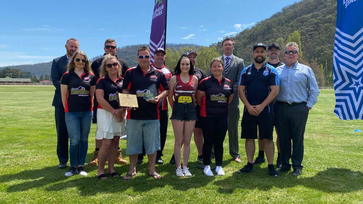 SUPPORT: The Lithgow Bears RLFC were awarded with NSWRL Grassroots Club of the Year. Photo: ALANNA TOMAZIN.