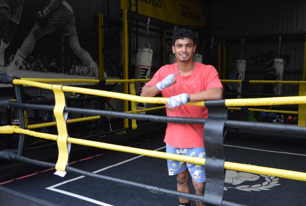 Eighteen year-old Pawan Gajula has been with Prestige Boxing since he was 14.