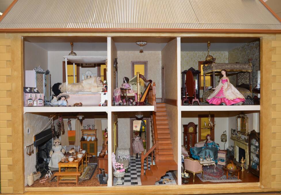 DETAIL: The back of the doll house. Picture: ALANNA TOMAZIN