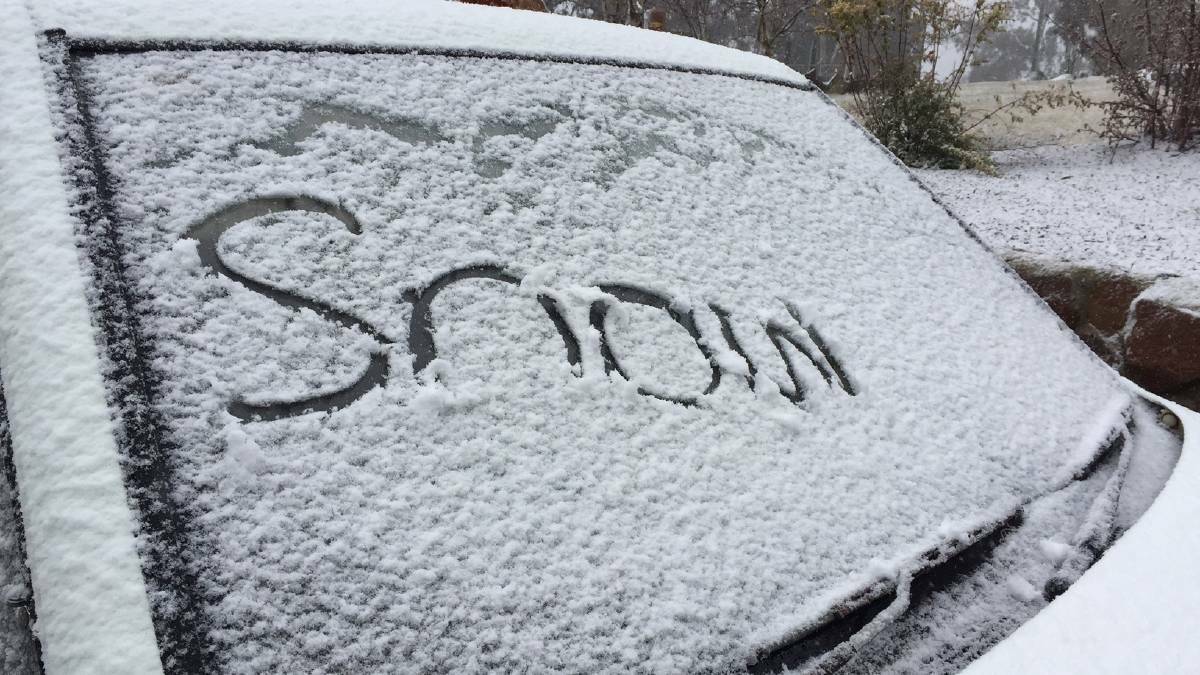 SNOW WATCH: A white out is heading for the Central Tablelands this week. Photo: FILE
