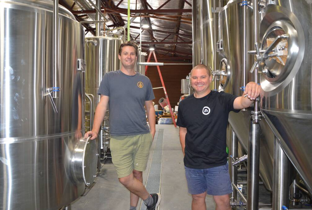 Method Brewing owners Gavin McKenzie and Matt Blofield will be brewing beers on site. Picture: Alanna Tomazin