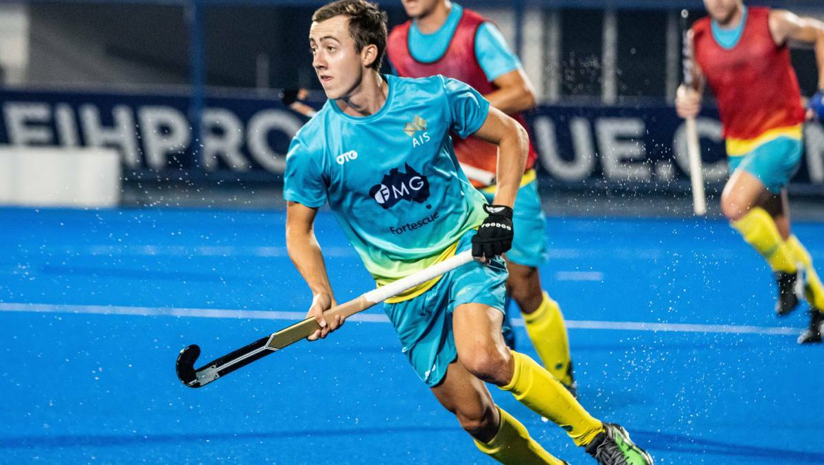 POSTPONED: All international travel for Lachi Sharp and his Kookaburras has been called off due to the risk of Coronavrius. Picture: Courtesy of Hockey Australia.