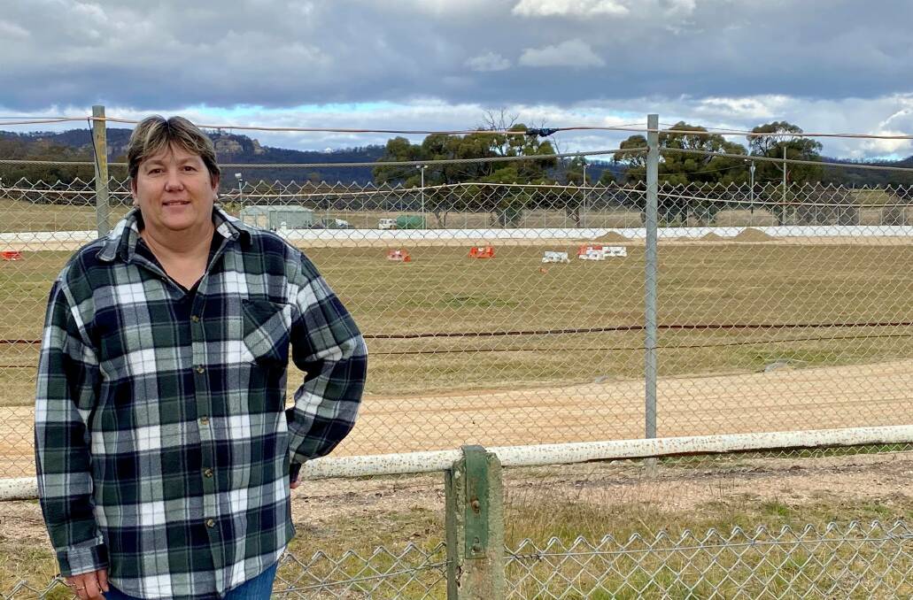 READY TO RACE: Cullen Bullen Raceway secretary treasurer Sue Healey can't wait to get back into the swing of things. Picture: ALANNA TOMAZIN.