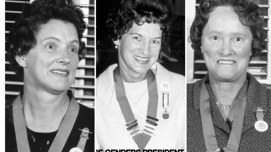 INNER WHEEL MEMBERS: Foundation president Gwen Davies, president Maude Genders and president Irene Johnson. Pictures: SUPPLIED.