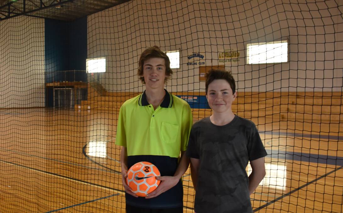 FUTSAL FUN: Brothers Jessie and Brock Ringin urge more players to get involved in the summer sport. Photo: ALANNA TOMAZIN