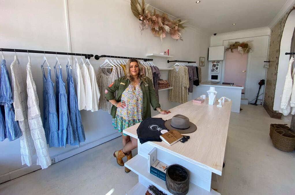 BOHO VIBES: Stone & River Boutique owner Maya Wilkinson is excited to bring a pop of colour to Lithgow with her new store. Photo: ALANNA TOMAZIN