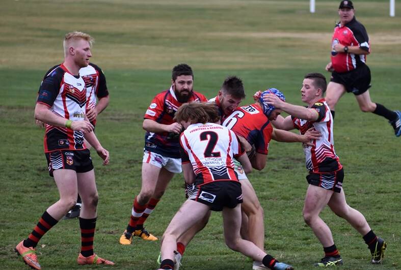 The Bears at home last weekend against Orange Barbarians. Picture: SUPPLIED.