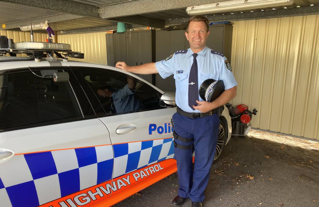 EASTER OPERATION: Lithgow Police Sergeant Darryl Goodwin is encouraging safe driving over the Easter long weekend. Photo: ALANNA TOMAZIN.