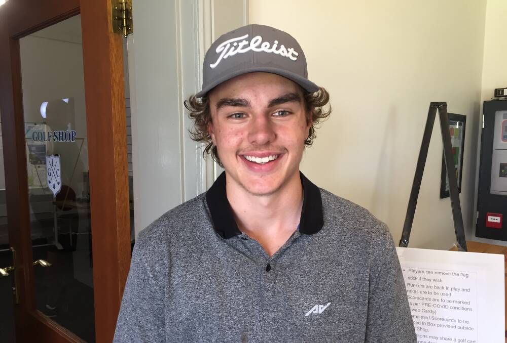 YOUNG TALENT: Blake Goldspink is proving his one to watch on the fairways. Photo; SUPPLIED.