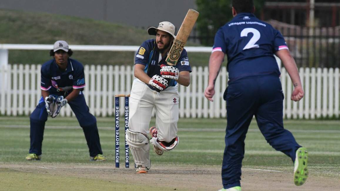 CLIPPED AWAY: Jameel Qureshi clips one through midwicket during St Pats Old Boys Royal Hotel Cup win. Photo: JUDE KEOGH.