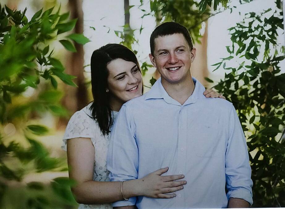 TRAGIC: Maddie Bott planned her partner Ethan's funeral instead of their dream wedding after he was tragically killed at a railway crossing.