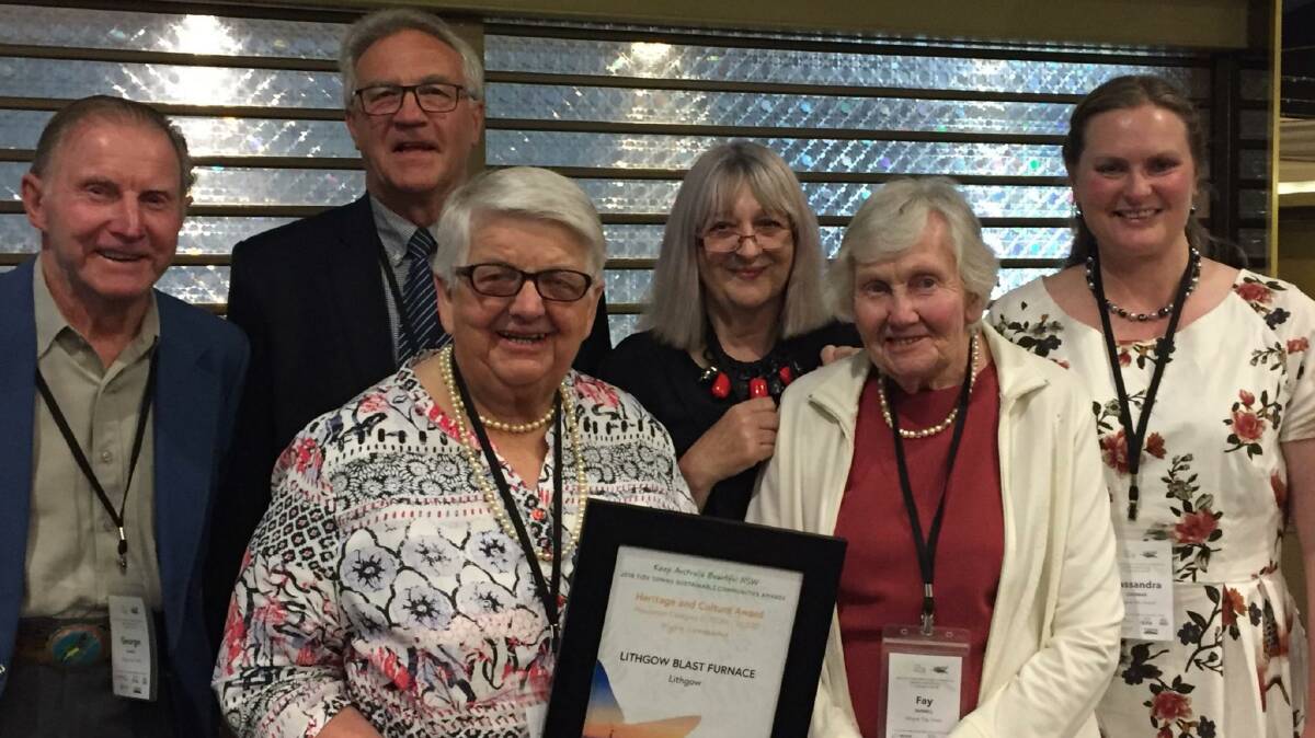 RECOGNISED: George Quinell, Wayne McAndrew, Sue Graves, Colleen Mahon, Fay Quinell and Cassandra Coleman attended the awards dinner. Photo: SUPPLIED.