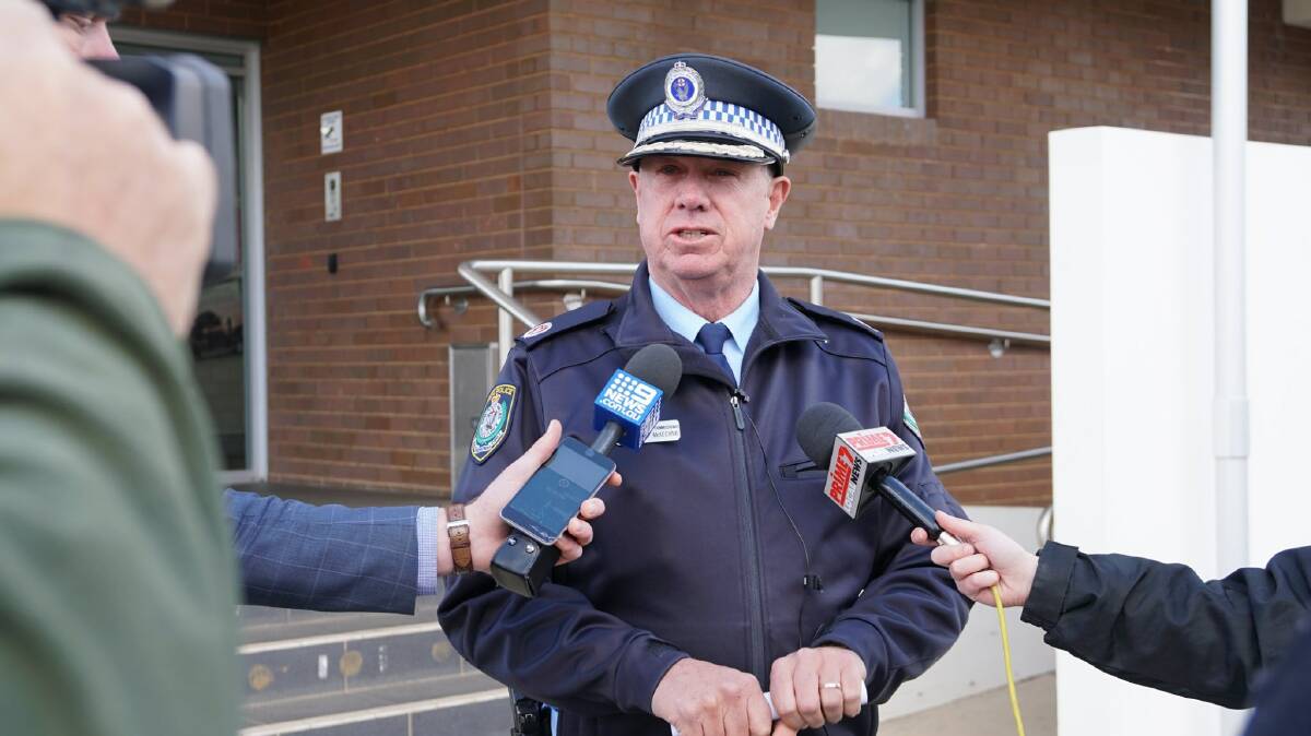 OPERATION CHROME: Western Region commander, assistant commissioner Geoff McKechnie APM. Picture: SUPPLIED.
