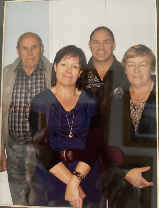 FAMILY: Barney with his children Bernard, Penny and Laurel. Photo: SUPPLIED