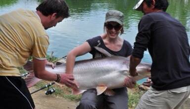 HIGHLIGHTS: Ray's had plenty of fishing highlights including his wife catching a 35 kilogram Catfish in Thailand.