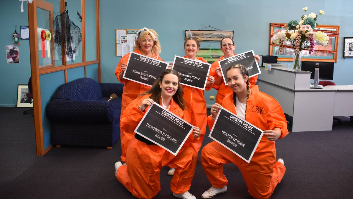 MERCURY TEAM: We've had plenty of fun times in the Mercury office including this year's Halloween jail bake sale. Picture: STEVE RING.