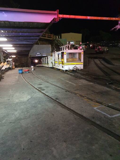 MINE RESCUE: A 30 year-old miner was trapped eight kilometres under ground. Picture: SUPPLIED.
