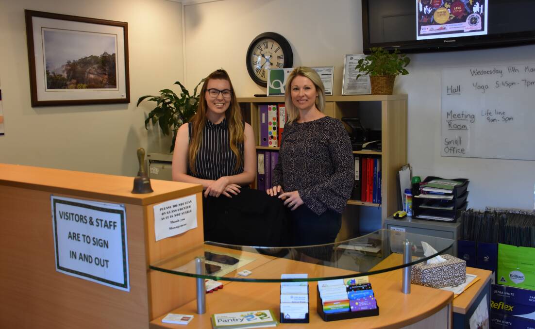NEW FACES: Receptionist Helena Bilby and General Manager Lydia Commins. Picture: CIARA BASTOW