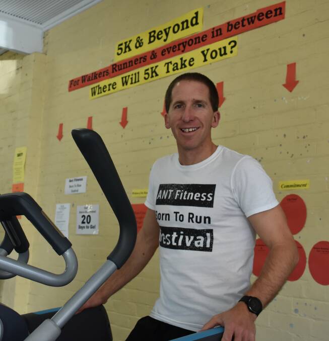 BORN TO RUN: ANT Fitness owner and event organiser Andrew Neville. Picture: KIRSTY HORTON.