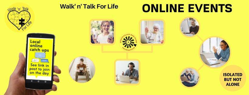 STAYING CONNECTED: Stay connected online with Walk 'n' Talk for Life Lithgow. Picture: SUPPLIED.