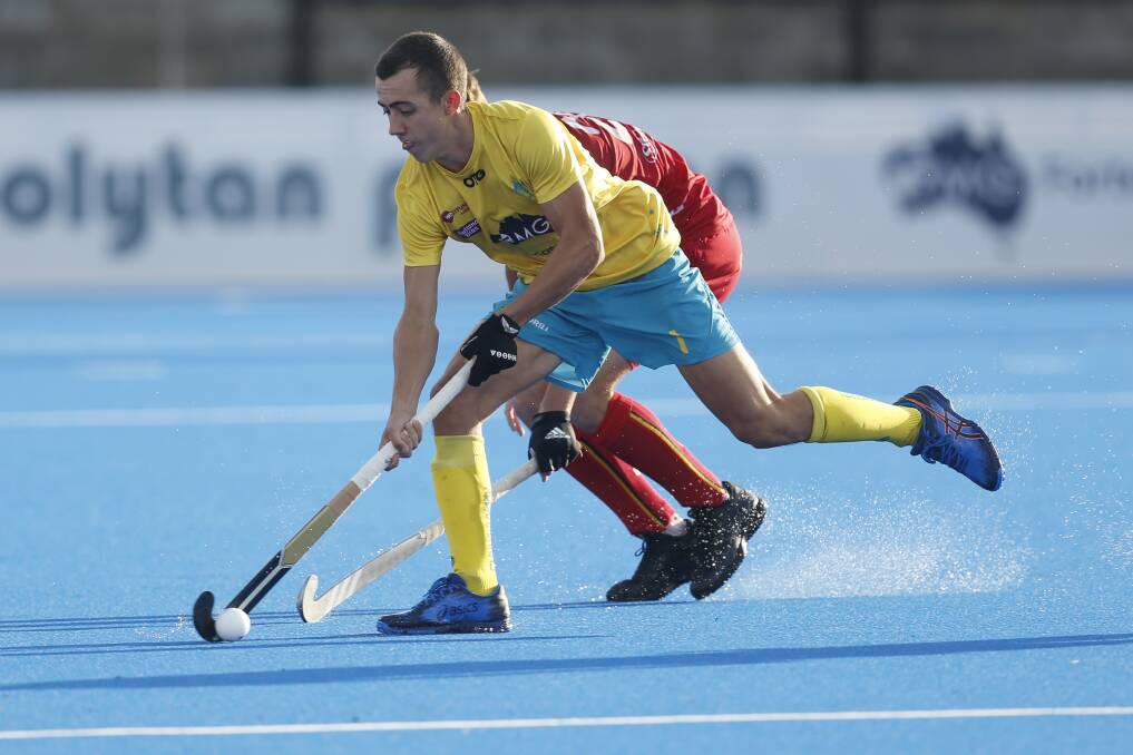 TOKYO BOUND: Lithgow's Lachi Sharp was selected in the Kookaburras squad for the Olympics. Photo: SUPPLIED
