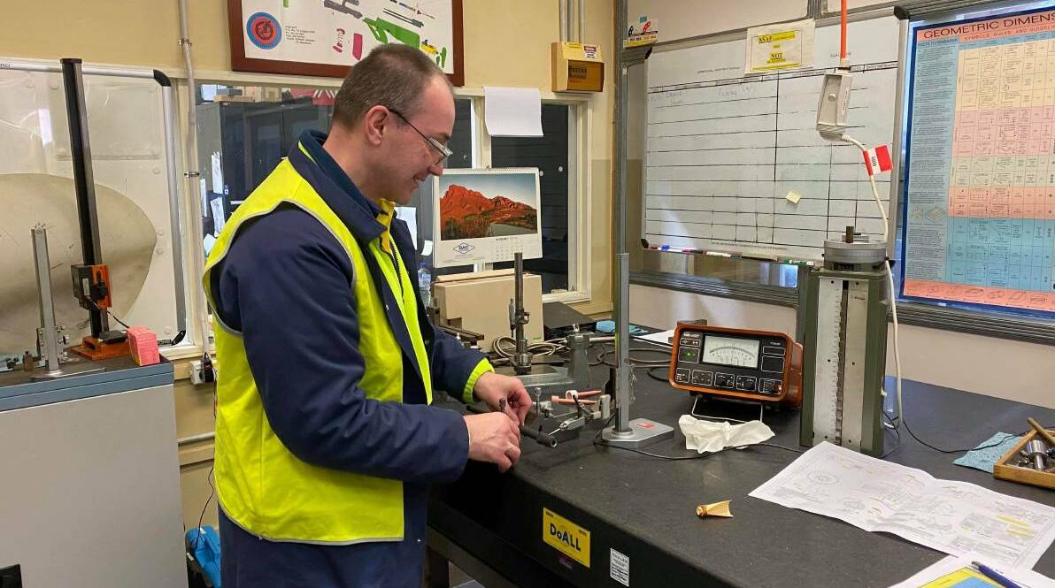 MANUFACTURING: Lithgow Thales has a number of highly skilled employees working on weapons for the ADF. Picture: ALANNA TOMAZIN