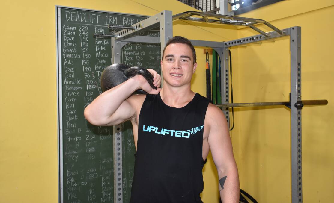 CROSSFIT CHAMP: Mitchell Case is ready to jet to the Gold Coast for the Australian CrossFit Championships. Picture: ALANNA TOMAZIN.