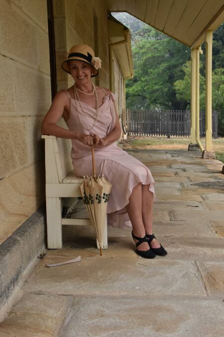 HELLO 2020: Lithgow Living History active member Vicki Hartley reminds us what a fun time the '20s were and will be again. Picture: ALANNA TOMAZIN.