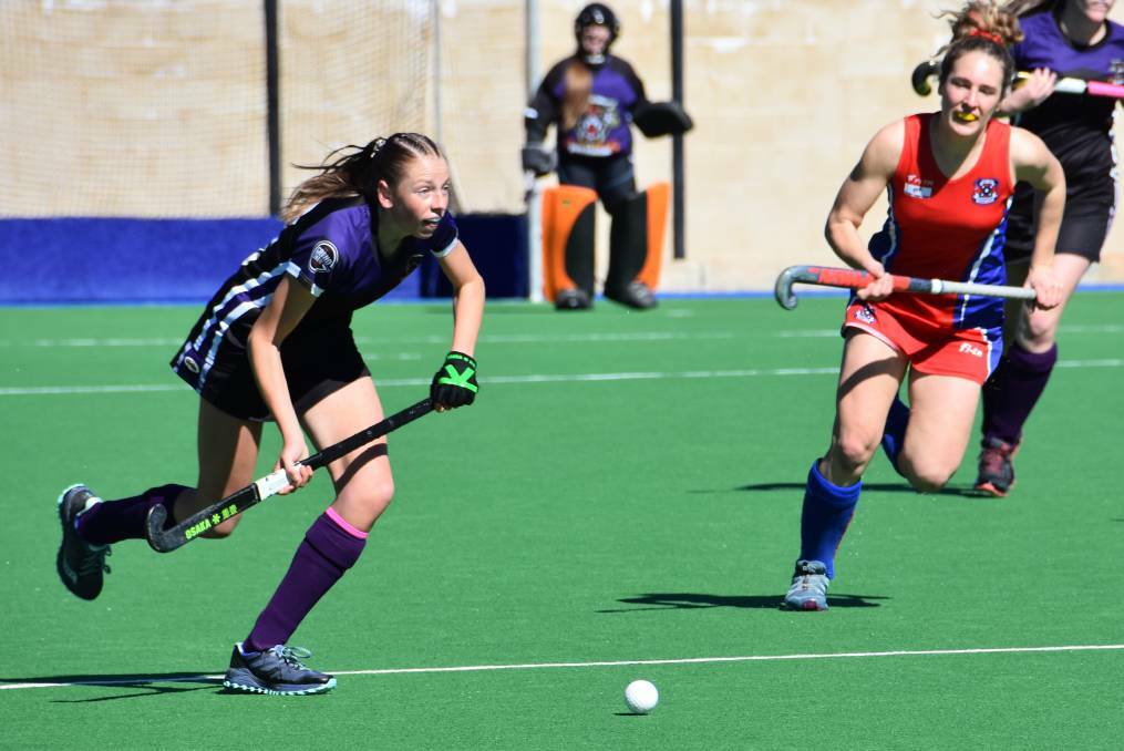 RETURN OF HOCKEY: Panthers star Emily Thompson in action on the turf in 2019. Picture: ALANNA TOMAZIN.