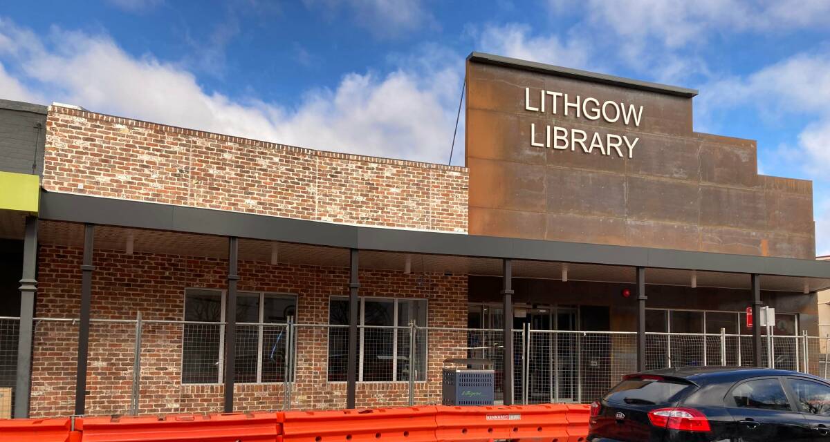 DIVISIVE: The new faade of Lithgow Library is already proving divisive. Is it innovative or another eyesore? Photo: Supplied