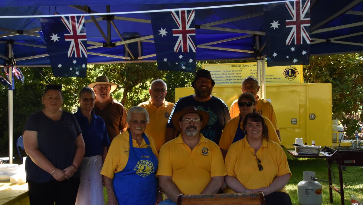 AUSSIE BARBECUE: The Lithgow Lions Club celebrate Australia Day. Picture: CIARA BASTOW.