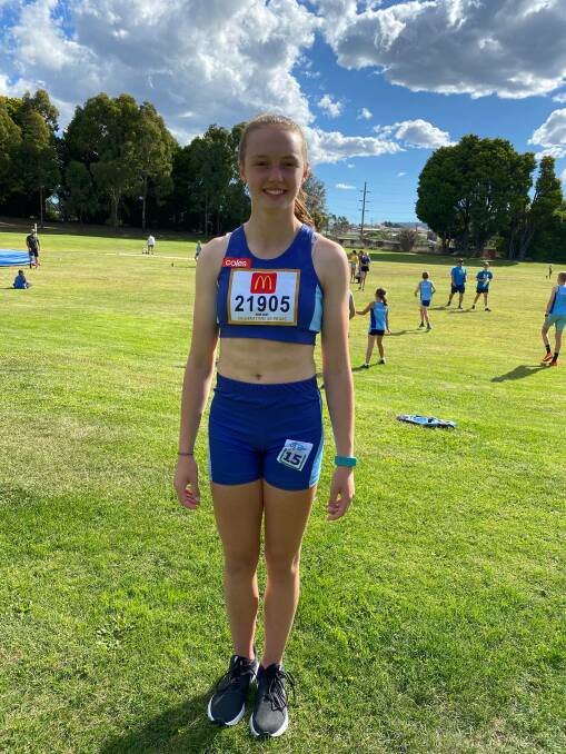 REPRESENT: Lithgow Little Athletics' Ebony Pender will compete in the U15s triple jump at the state championships. Photo: ALANNA TOMAZIN.