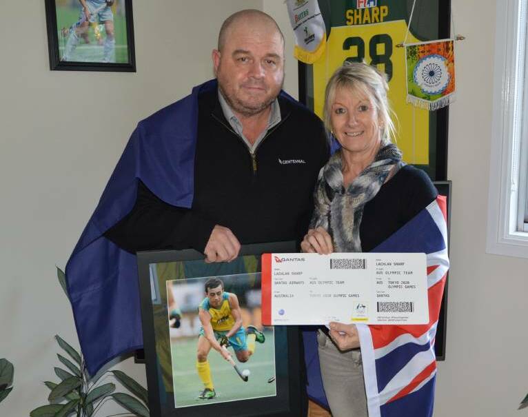 THANK YOU: Richard and Tania Sharp would like to thank the Lithgow community for all the support to their son Lachi living his Olympic dream. Photo: ALANNA TOMAZIN
